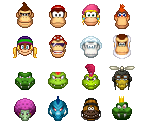 Character Icons - Donkey Kong Barrel Blast / Donkey Kong Jet Race