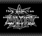 Game Boy Error Message - WCW Mayhem