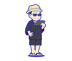 Choromatsu (Yakuza Wolf: Summer Evening) - Osomatsu-san Hesokuri Wars: Battle of the NEETs