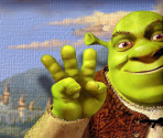 PSP Menu and Banner - Shrek the Third