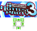 Wii Menu Banner & Data - Dance Dance Revolution Hottest Party 3