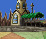 Sky Temple (Outside) - Namco X Capcom