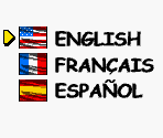Language Select Screens - Snoopy Tennis