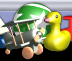 Logos and Background - Toy Factory