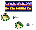 Opening Logos, Game Title & Main Menu Elements - Super Real Fishing (JPN)