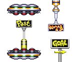 Sonic CD Objects (Genesis-Style) - Sonic the Hedgehog Customs