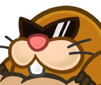 Monty Mole (TTYD-Style, HD) - Mario Customs