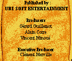 Credits - Gold and Glory: The Road to El Dorado