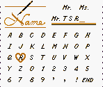 Name Entry - Vegas Stakes