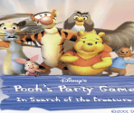 Title Screen, Font and Buttons - Pooh's Party Game: In Search of the Treasure