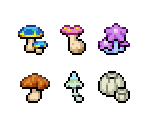 TotK Mushrooms (The Minish Cap-Style) - The Legend of Zelda Customs