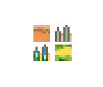 Tilesets (Desert & Temple) - Crash Bandicoot (Java)