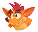 Protoype Crash Icons - Crash Bandicoot 4: It's About Time