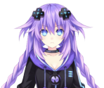 Purple Heart (Black Parka Dress) - Neptunia & Friends / Mainichi Compile Heart