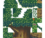 Star Bringer Tree Tileset - Super Nazo Puyo Tsuu: Rulue no Tetsuwan Hanjyouki (JPN)