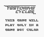 Game Boy Error Message - Test Drive Cycles