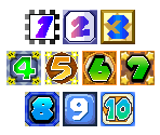 Mario Party Dice Block Icons (Hudson Soft) - Mario Customs