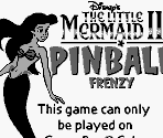Game Boy Error Message - The Little Mermaid II: Pinball Frenzy