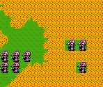 Map 11 (Northern/Southern Desert) - Fire Emblem: Gaiden (JPN)