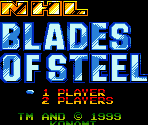 Introduction & Title Screen - NHL Blades of Steel