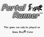 Game Boy Error Message - Portal Runner