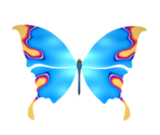 Blue Butterfly - KID PIX 5: The STEAM Edition