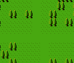 Map 10 (Forest Crossroads) - Fire Emblem: Gaiden (JPN)