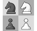 Board and Chess Pieces (Light) - Chess
