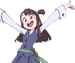 Akko Portrait (Early) - Little Witch Academia: Chamber of Time