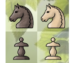 Board and Chess Pieces (Nature) - Chess