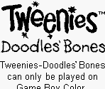 Game Boy Error Message - Tweenies: Doodles' Bones
