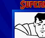 Super Game Boy Border - Superman