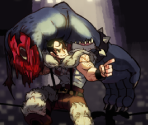 Beowulf Pinup - Skullgirls 2nd Encore