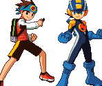 Character Select - Mega Man Battle Chip Challenge