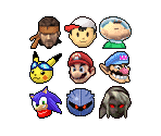 Stock Icons - Super Smash Bros. Brawl