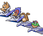 Battle Mode Select Screen (Early Prototype) - Star Fox 2 (Prototype)