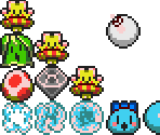 Enemies & Items - Wario's Woods