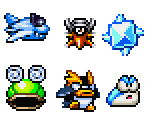 Arctic Antics Enemies - The Legendary Starfy 2 (JPN)