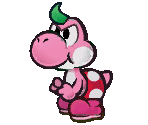 Yoshi Kid (Pink) - Paper Mario: The Thousand-Year Door