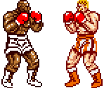 Boxers and Referee - George Foreman's KO Boxing / Heavy Weight Champ