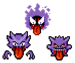Gastly, Haunter & Gengar - Pokémon Mystery Dungeon: Explorers of Time / Darkness