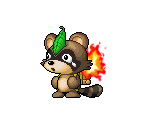 Flaming Raccoon - MapleStory