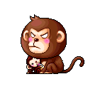 Mom&Baby Monkey - MapleStory