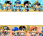 Super Game Boy Border - Real Pro Yakyuu!: Central League Hen / Pacific League Hen (JPN)