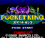 Namco Logo & Title Screen - Pocket King (JPN)