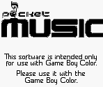 Game Boy Error Message - Pocket Music