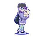 Hashimoto Nyaa (Yakuza Wolf: Sakura) - Osomatsu-san Hesokuri Wars: Battle of the NEETs