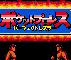 J-Wing Logo & Title Screen - Pocket Pro Wrestling: Perfect Wrestler (JPN)