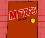 Mitee's Office Door - Sunky's Schoolhouse
