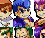 Friendbook Icons - Nekketsu High School Kunio-kun Online: Yamada's Revenge